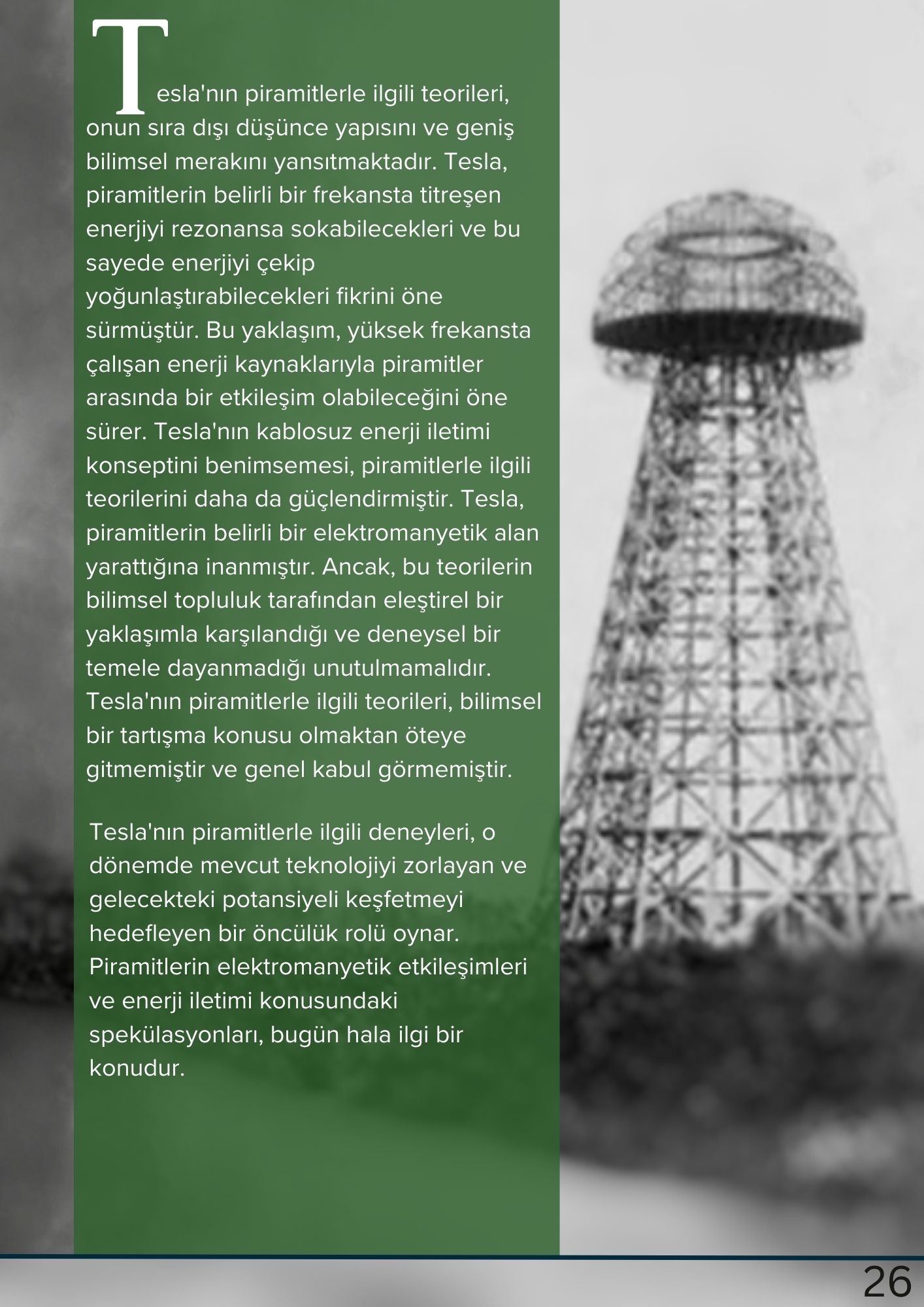TESLA'NIN GİZEMİ : PİRAMİTLER